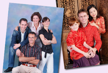 家庭合照3-5人攝影服務